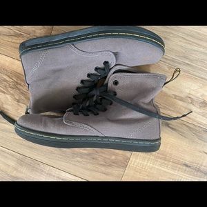 Doc Martens Air Wair Mid Top Canvas Boots
